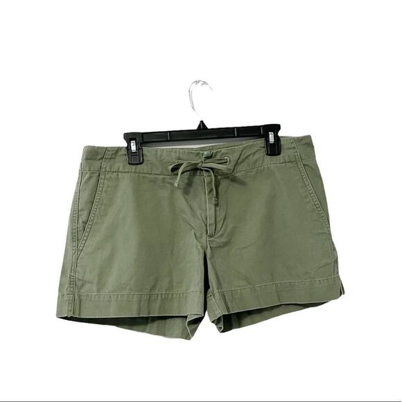 Gap Factory Olive Green Drawstring Shorts Size 12 - Picture 1 of 5